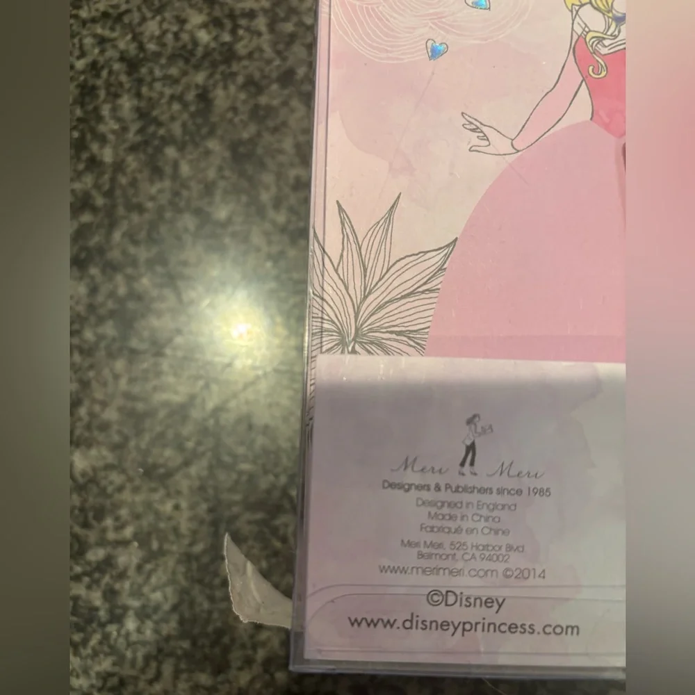 Disney Princess sleeping beauty honey comb Pink Party Bags